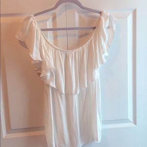 Off-Shoulder White Top